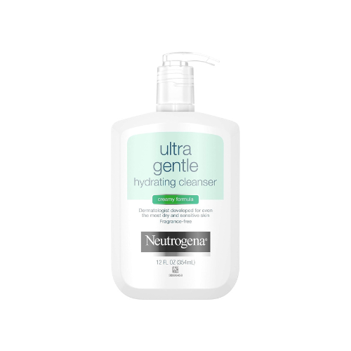 Neutrogena Ultra Gentle Hydrating Cleanser For Sensitive Skin, 12 Fl. Oz.