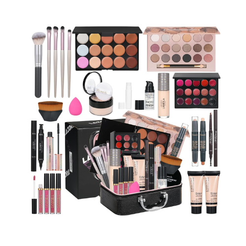 All in One Makeup Kit Makeup Kit for Women Full Kit Makeup Set Multipurpose Bundle Holiday Gift Box Essential Starter Bundle Include Full Makeup Kit for Women (Box3)