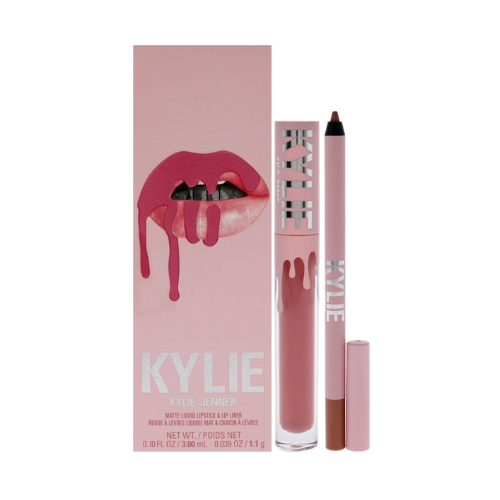 Kylie Cosmetics Matte Lip Kit - 808 Kylie for Women - 2 Pc 0.10oz Matte Liquid Lipstick, 0.03oz Lip Liner