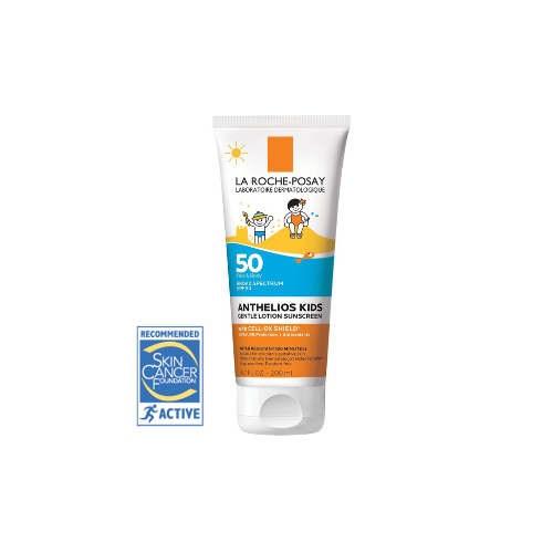 La Roche-Posay Anthelios Kids Gentle Lotion Sunscreen SPF 50 | Broad Spectrum SPF + Antioxidants | Sunscreen For Kids | Octinoxate & Oxybenzone-Free | Pediatrician Tested | Non Comedogenic | Oil Free